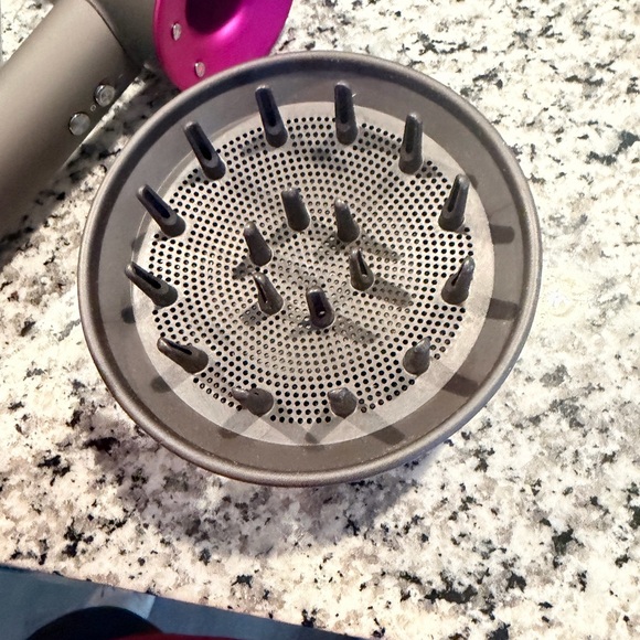 Dyson Hair Dryer in Vibrant Pink and Sleek Gray - Picture 10 of 14